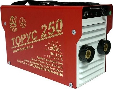 Сварочный инвертор ТОРУС 250 НАКС + комплект проводов [95566029] в Москве