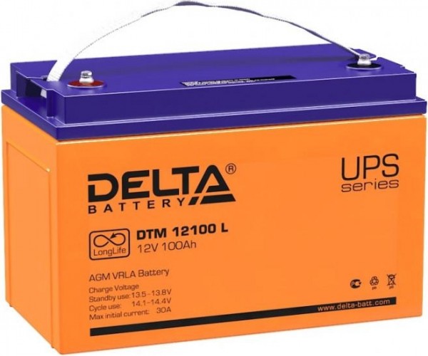 Аккумулятор DELTA DTM 12100 L в Москве