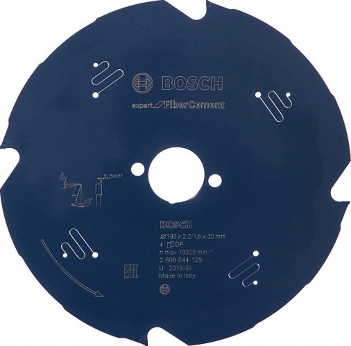 Пильный диск по фиброцементу BOSCH 190х4х30 мм Expert for Fiber Cement [2608644125] в Москве