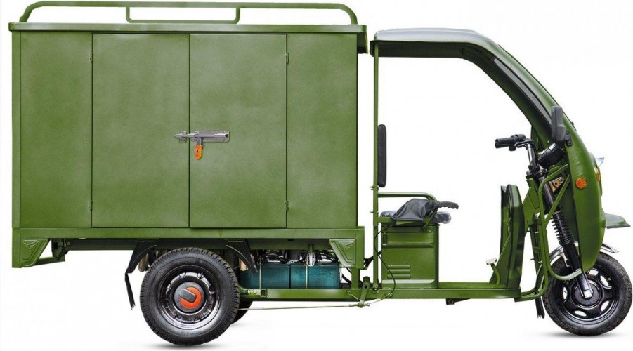 Трицикл грузовой RUTRIKE КАРГО 1800 60V1000W Зеленый 2118 [022100-2118] в Набережных Челнах