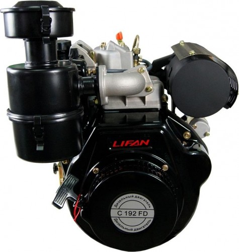 Дизельный двигатель LIFAN C192FD 6А 15 л.с. (вал 25 мм, 6А, электростартер) [C192FD 6А] в Курске