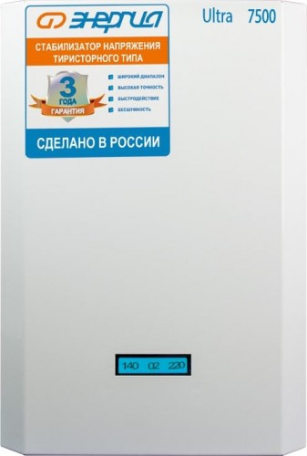 Стабилизатор напряжения однофазный ЭНЕРГИЯ Ultra 7500 [Е0101-0103 ] в Москве