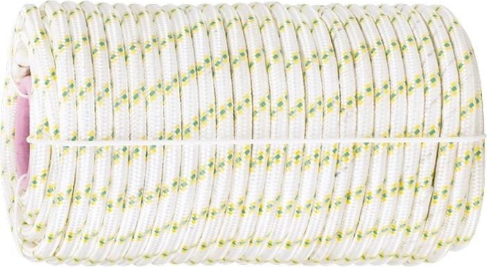Фал СИБРТЕХ 8 мм, L 100 м, 16-прядный плетеный капроновый [93970] в Самаре