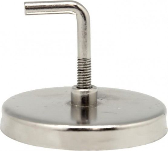 Основание 63. Магнитный крюк для крана. Крючок магнитный кобальт основание 37,5 мм, до 3,6 кг (2 шт.) Блистер. Крючья консольные.