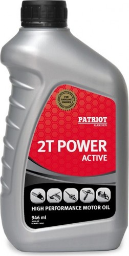 Масло для 2-тактных двигателей PATRIOT Power Active 2T 0,946 л [850030597] в Москве