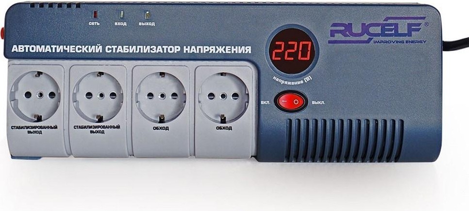 Стабилизатор напряжения однофазный RUCELF SRW- 1500-D [SRW-1500-D] в Москве