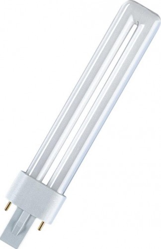 Лампа люминесцентная OSRAM CFL DULUX компактная неинтегрированная s 11w/827 g23 10x1 [4050300006017] в Самаре