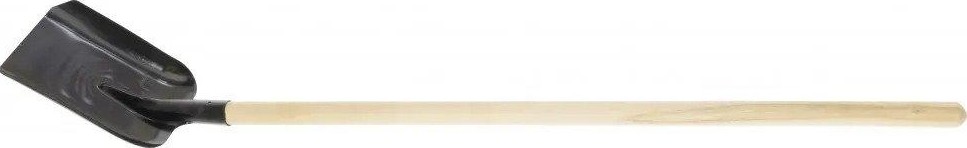Лопата совковая - 230х280х1400 мм деревянный черенок [61461] в Челябинске