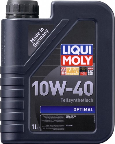 Масло моторное LIQUI-MOLY SAE 10W40 Optimal 1 л 3929 полусинтетическое [3929] в Белгороде