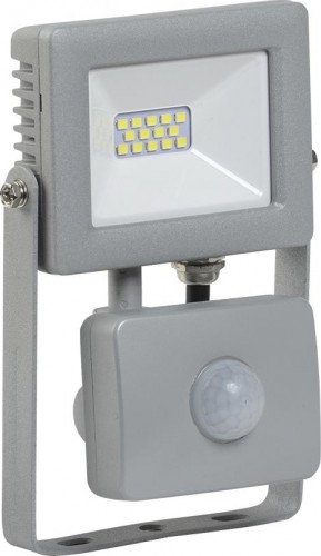 Прожектор IEK СДО 07-10Д IP44 6500K серый с датчиком движения [LPDO702-10-K03] в Курске