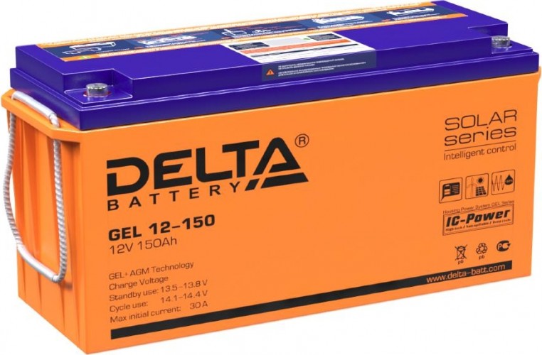 Аккумулятор DELTA GEL 12-150 (AGM+GEL) в Великих Луках