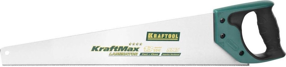 Ножовка по дереву KRAFTOOL "KraftMax Laminator" для точного реза 500 мм, 13 tpi универсальный зуб, [15225-50] в Москве