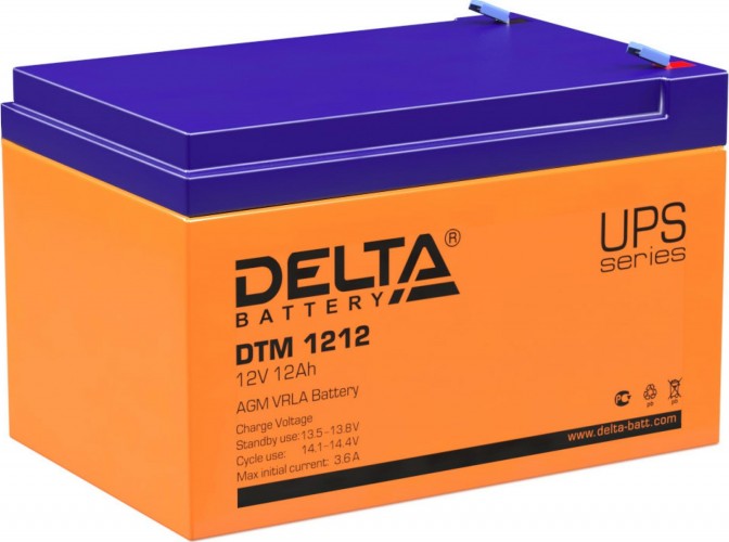 Аккумулятор DELTA DTM 1212 в Москве