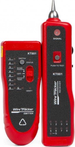 Тестер КВТ LAN кабельный KT 801 PROLINE с тон-генератором [86213] в Самаре